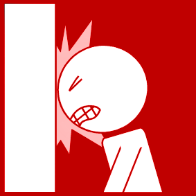 hit wall